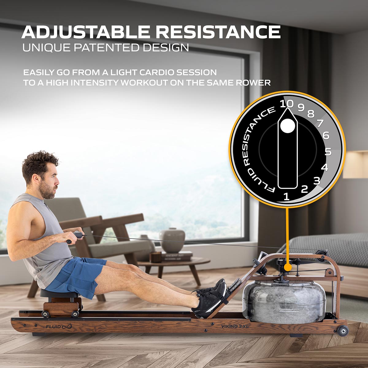 Κωπηλατική Νερού Fluid Viking 3 XL