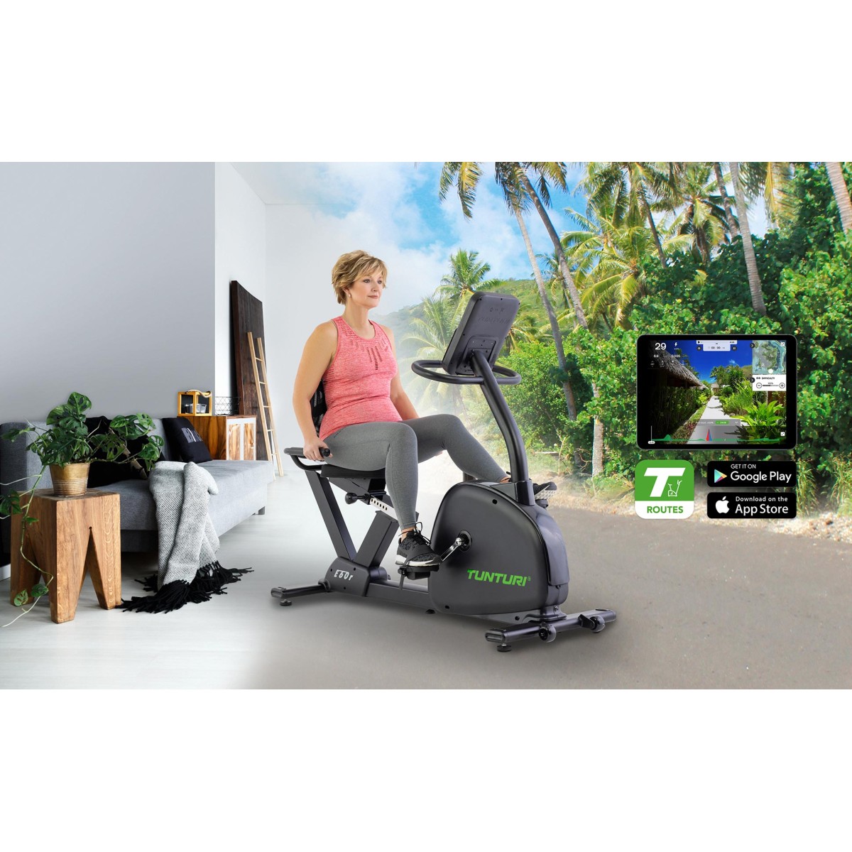 Καθιστό ποδήλατο γυμναστικής Tunturi Signature E60-R