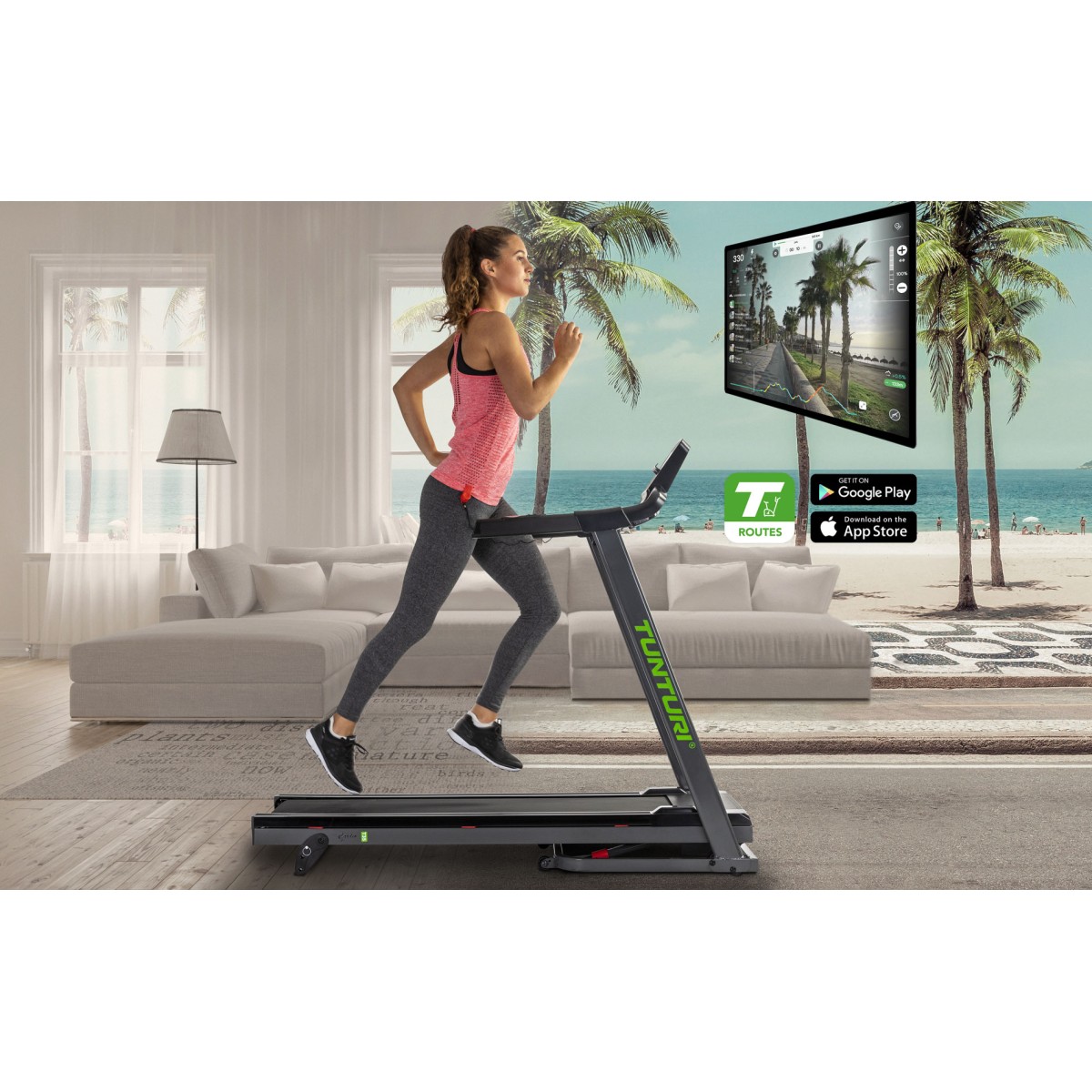 Διάδρομος γυμναστικής Tunturi Cardio Fit T35