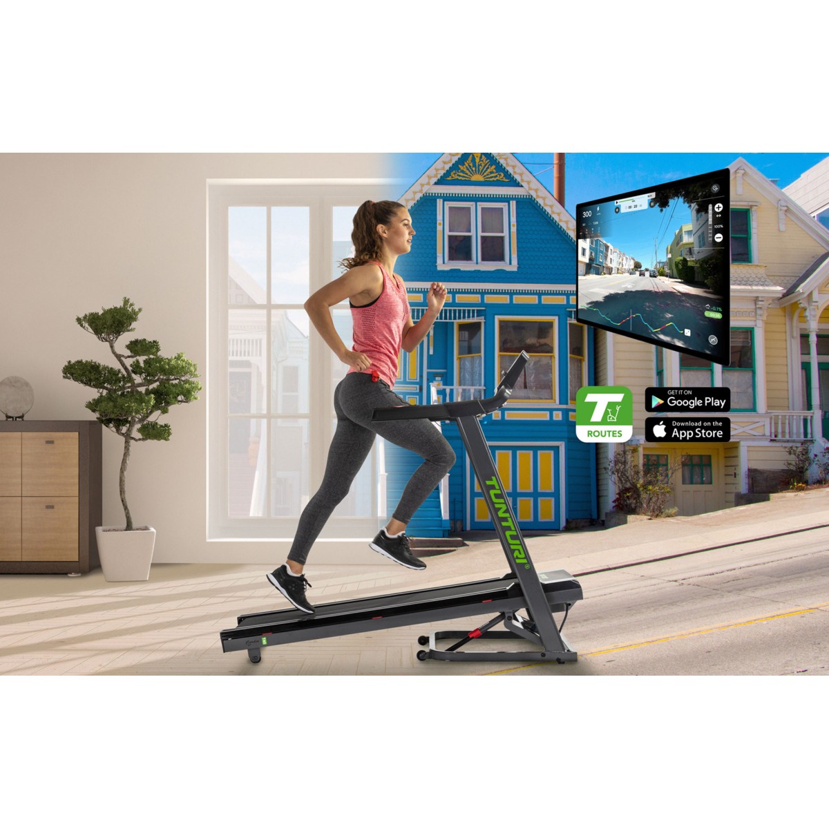 Διάδρομος γυμναστικής Tunturi Cardio Fit T40