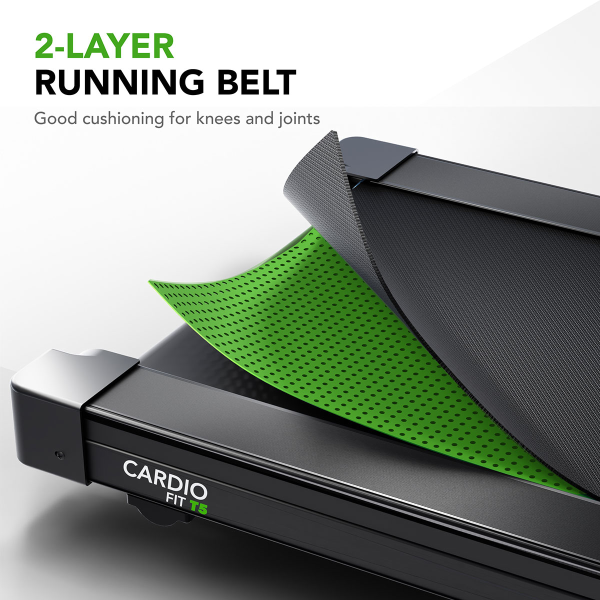 Ηλεκτρικός Αναδιπλούμενος Διάδρομος Γυμναστικής Walking Pad 1.5hp Tunturi Cardio Fit T5