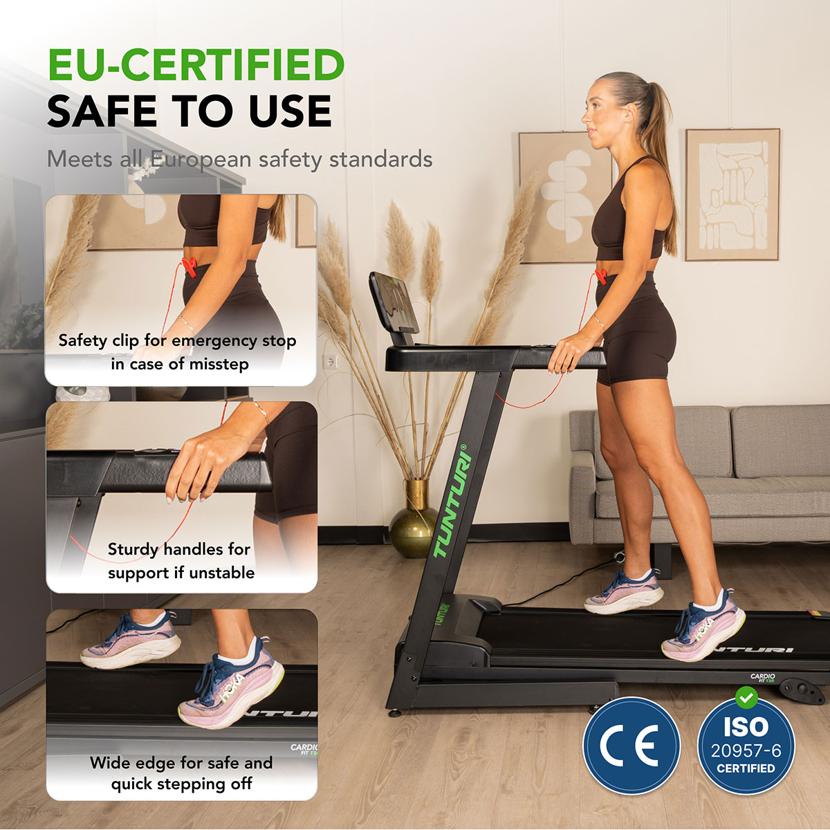 Διάδρομος γυμναστικής 2.0 hp Tunturi Cardio Fit T30