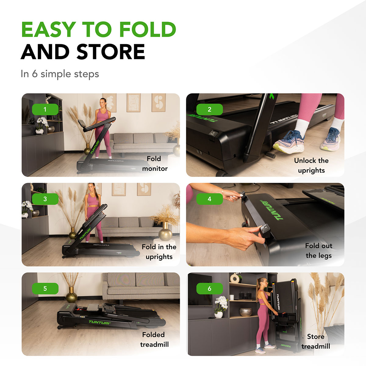 Διάδρομος γυμναστικής Fit T60 Tunturi Cardio