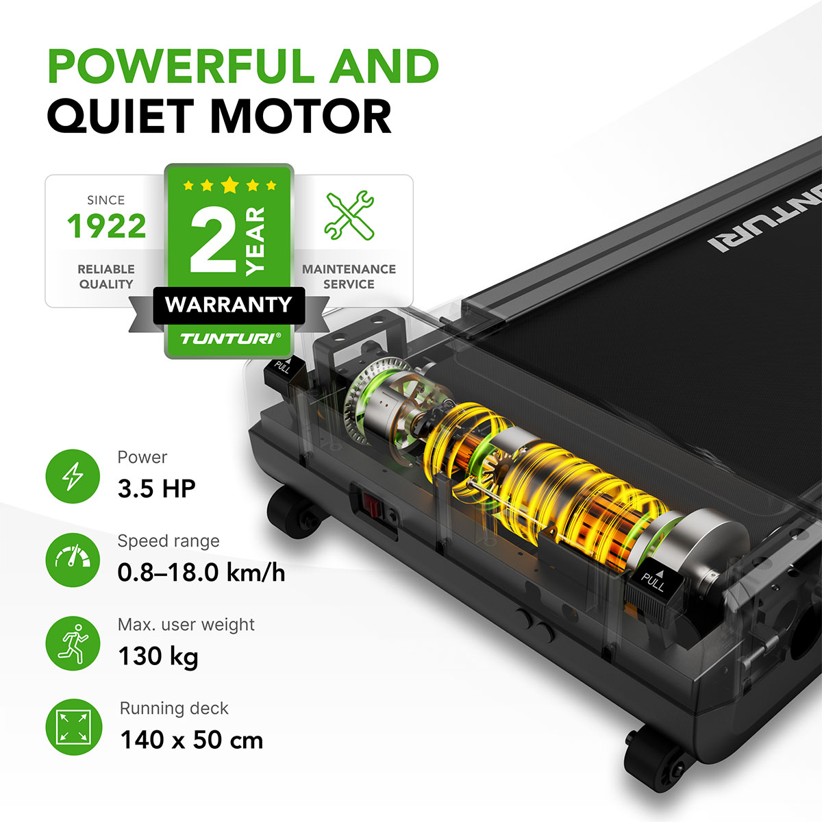Διάδρομος γυμναστικής Fit T60 Tunturi Cardio