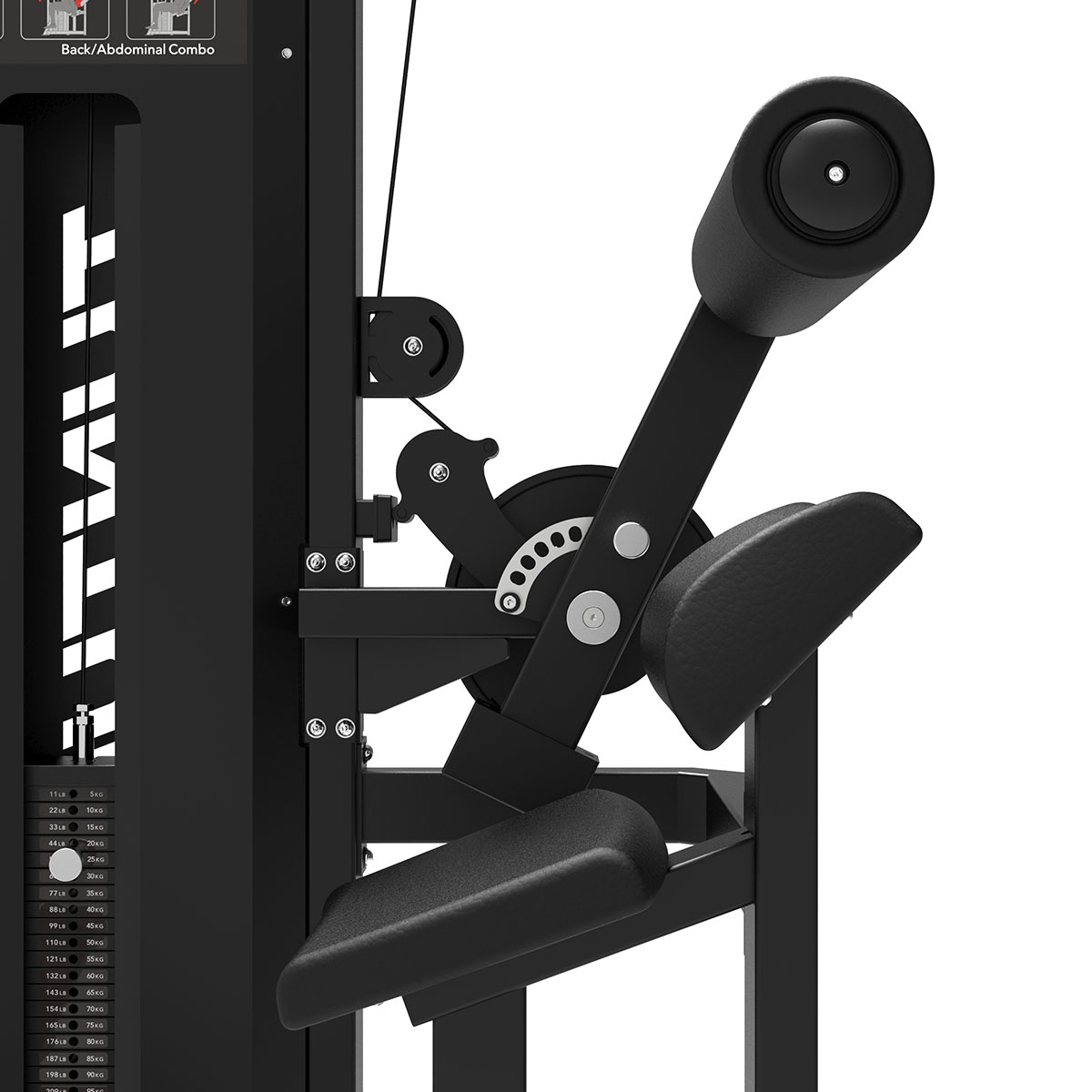 Μηχάνημα Κοιλιακών Ραχιαίων Σειρά V Dual Back Abdominal Combo Tunturi Platinum