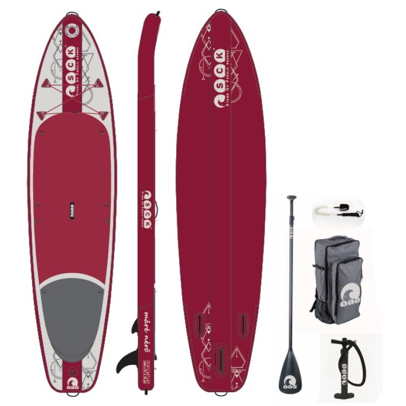 Φουσκωτή σανίδα SUP Mare Nero 11'6" πακέτο Κόκκινο SCK