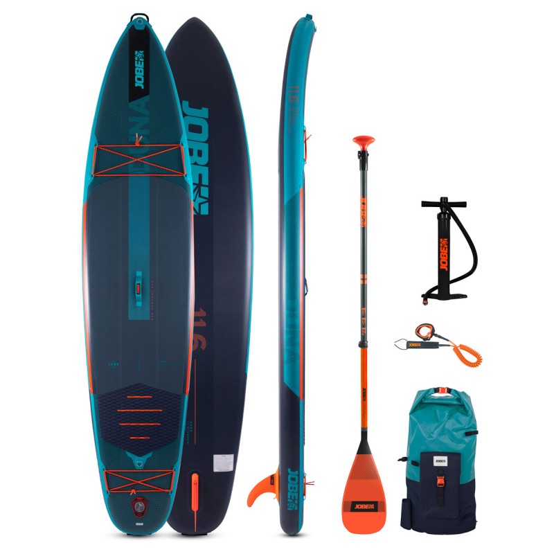 Φουσκωτή σανίδα SUP 11'6'' Jobe Duna Πακέτο - Midnight Blue