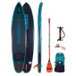 Φουσκωτή σανίδα SUP 11'6'' Jobe Duna Πακέτο - Midnight Blue