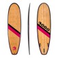 Σανίδα surf EPX Bamboo 6’4″ Black-Ruby SCK