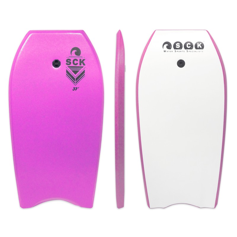 Bodyboard 37inch φούξια με leash καρπού SCK