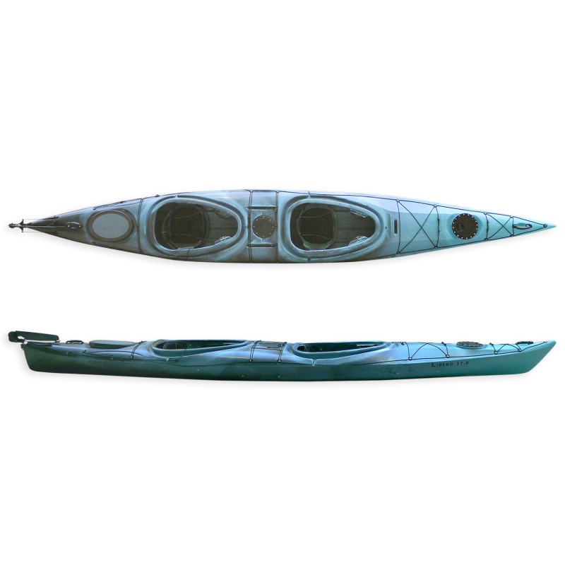 SCK Libero17 διθέσιο sit-in καγιάκ 520 Τυρκουάζ-Μαύρο