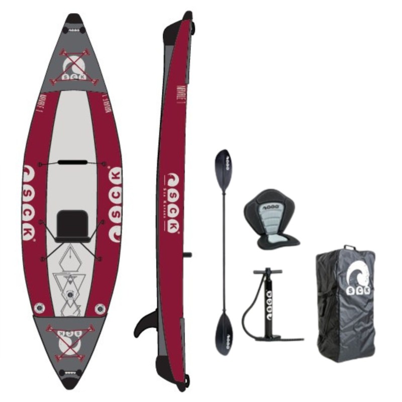 Φουσκωτό μονοθέσιο καγιάκ με drop-stitch πάτο SCK NAVALE 1