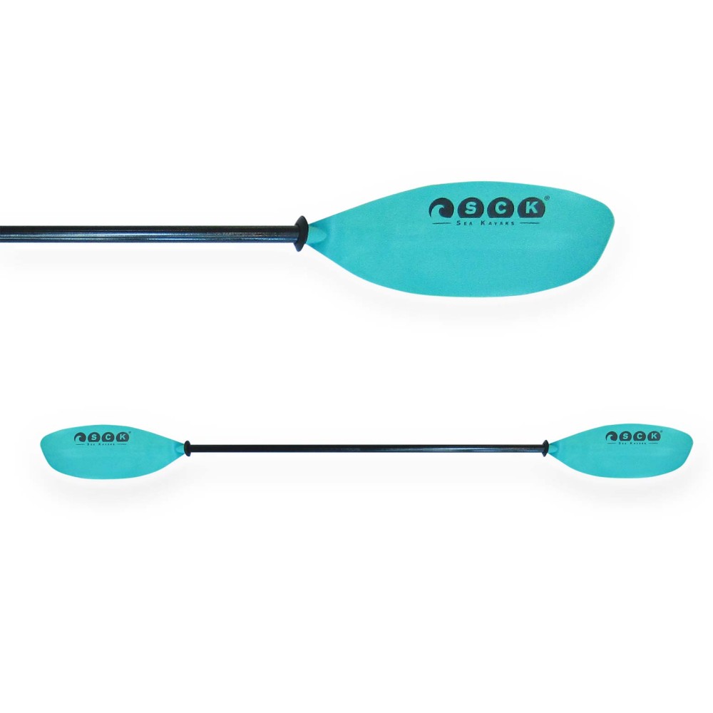 Κουπί καγιάκ ρυθμιζόμενο 215-235cm Υαλοΰφασμα Γαλαζοπράσινο SCK