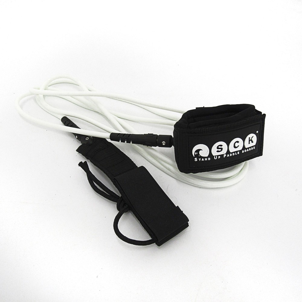 SUP/surf leash ίσιο 9ft SCK - Άσπρο