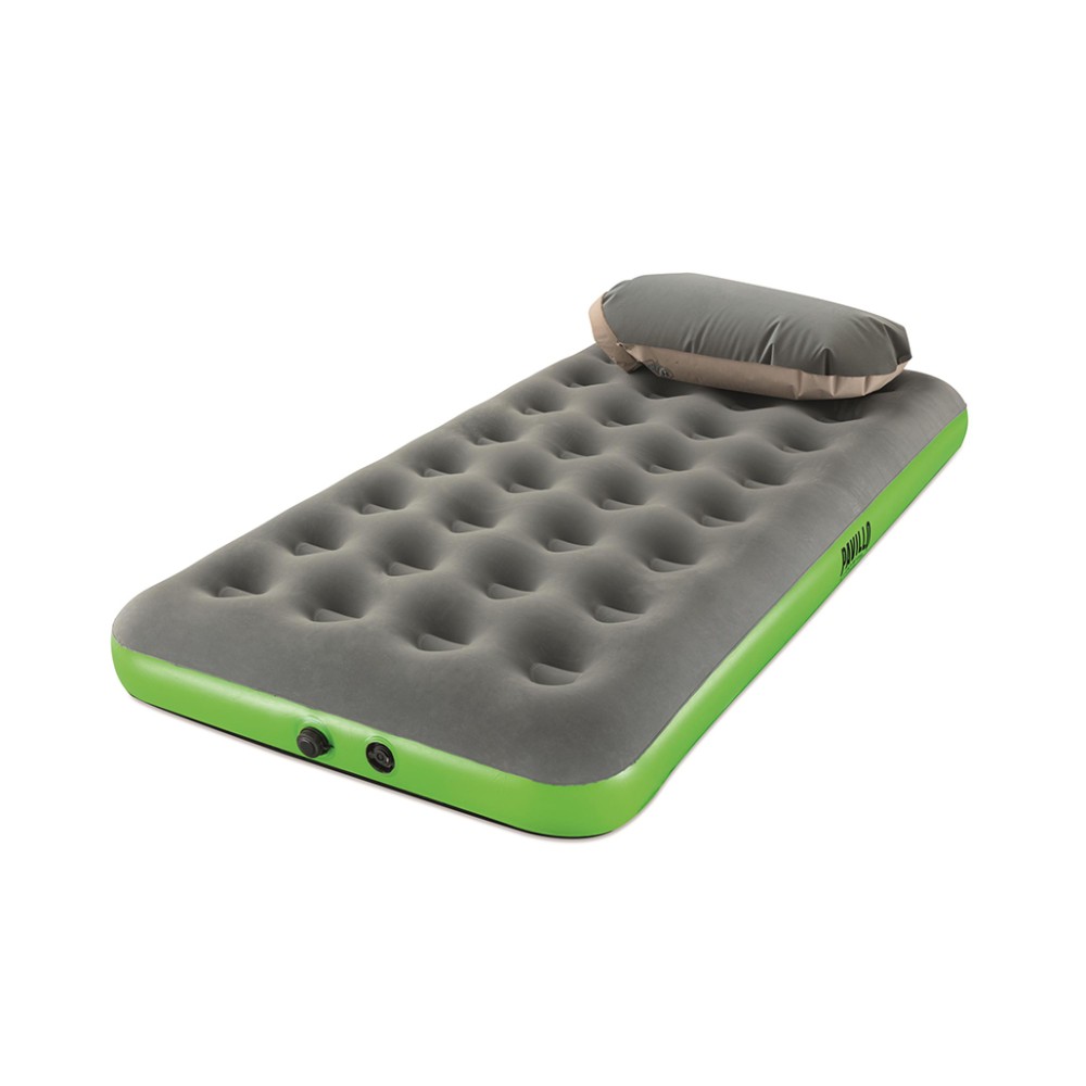 Φουσκωτό Στρώμα Ύπνου Μονό Pavillo Roll & Relax Airbed Twin 188x99x22εκ. Γκρι Bestway