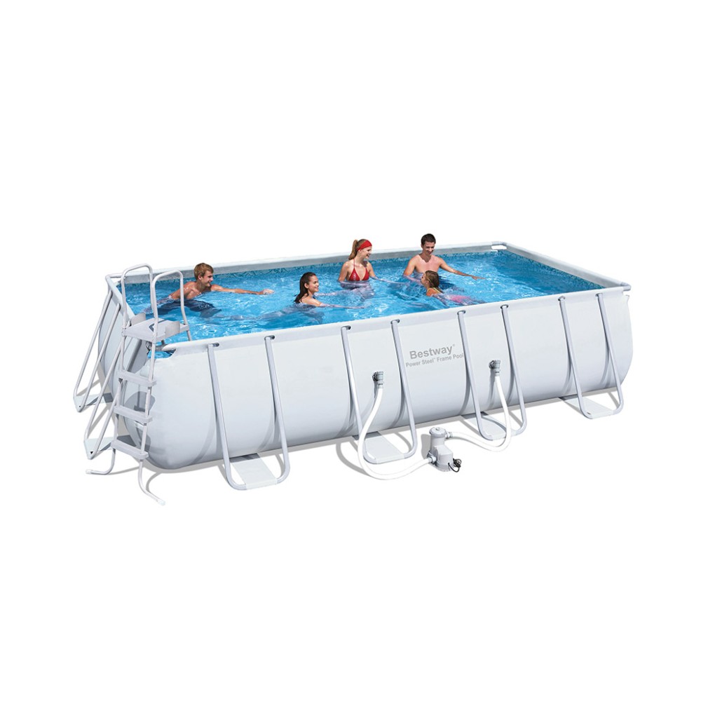 Πισίνα 56466 POWER STEEL RECT.FRAME POOL 549Χ274Χ122CM Bestway