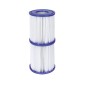 Ανταλλακτικό Φίλτρο Πισίνας Flowclear Cartridge II Φ10,6Χ13.6cm Bestway