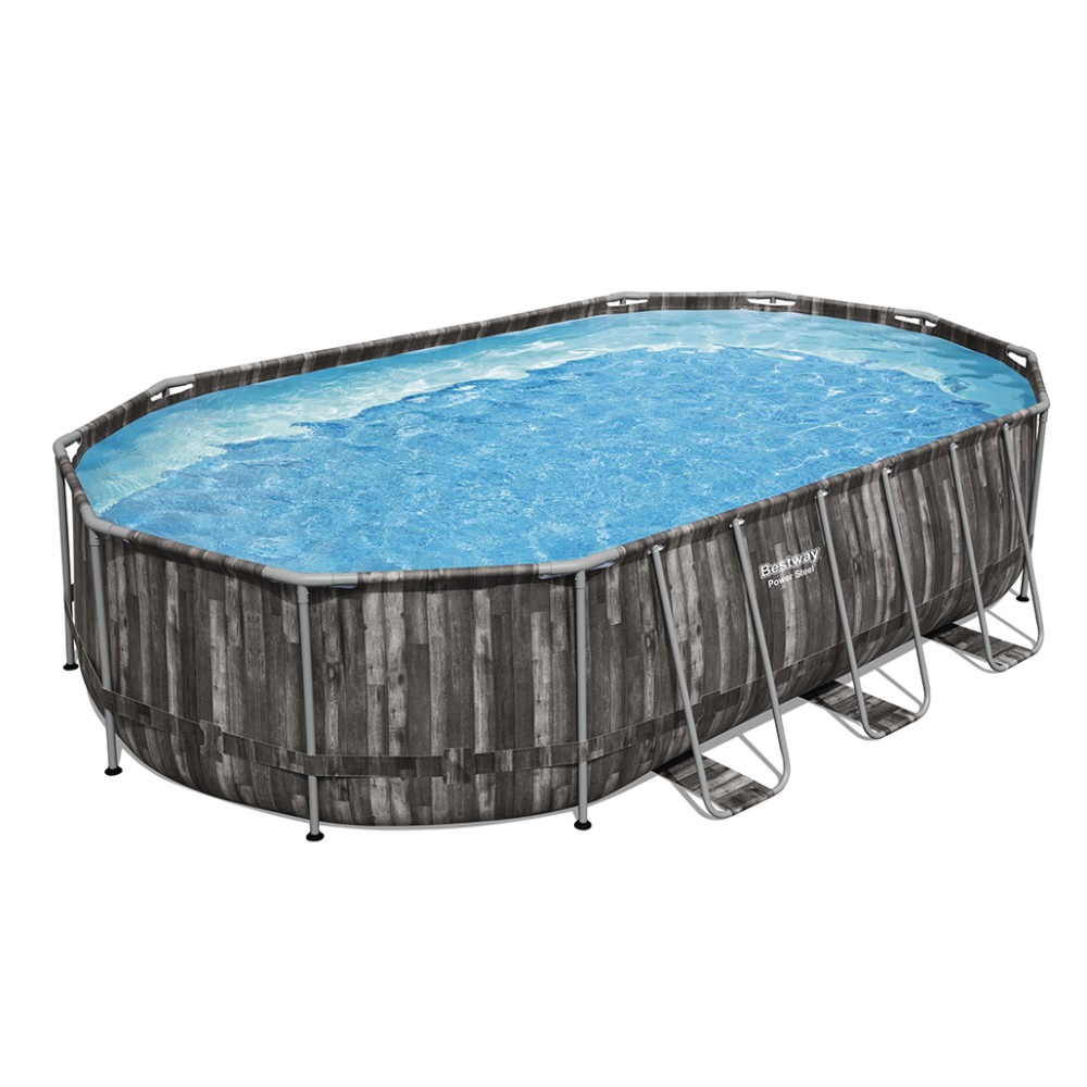 Πισίνα 5611R POWER STEEL OVAL POOL Bestway 610X366X122CM