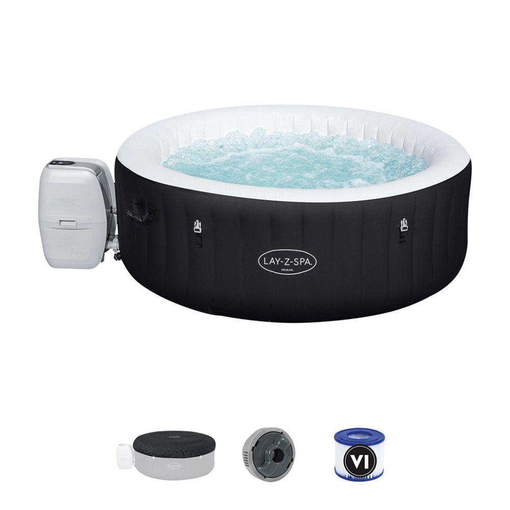 LAY-Ζ-SPA 60001 ΜΑΙΜΙ AIRJET 180X66CM Bestway
