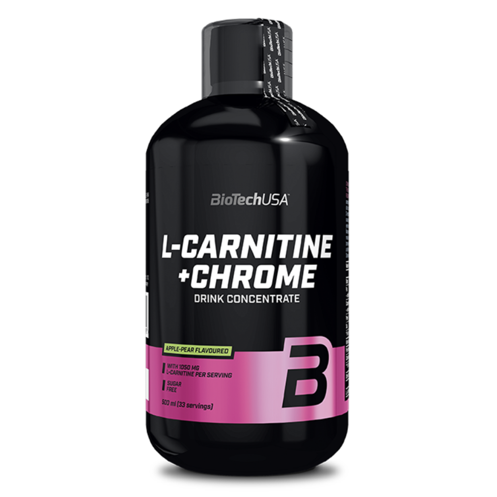 L-Carnitine + Chrome 35000mg 500ml (BIOTECH USA) - Orange