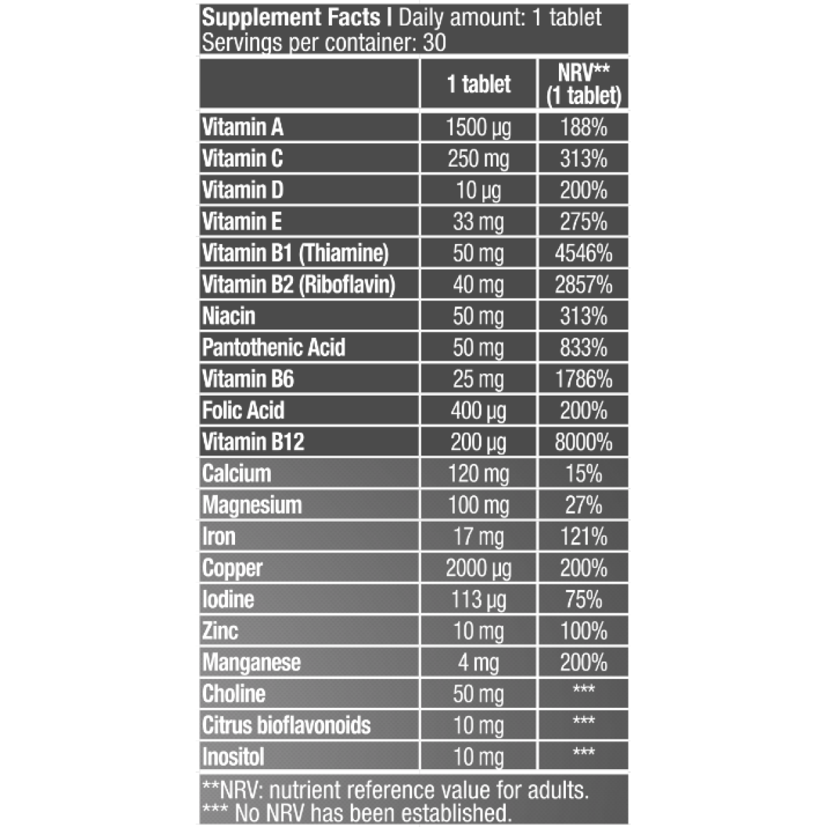 Vitabolic 30ct (BIOTECH USA)