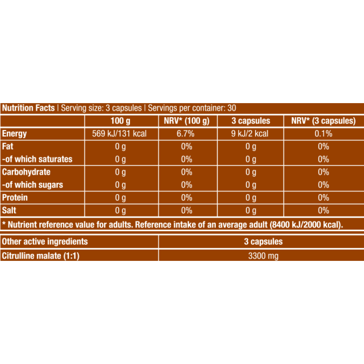Citrulline Malate 90caps (BIOTECH USA)