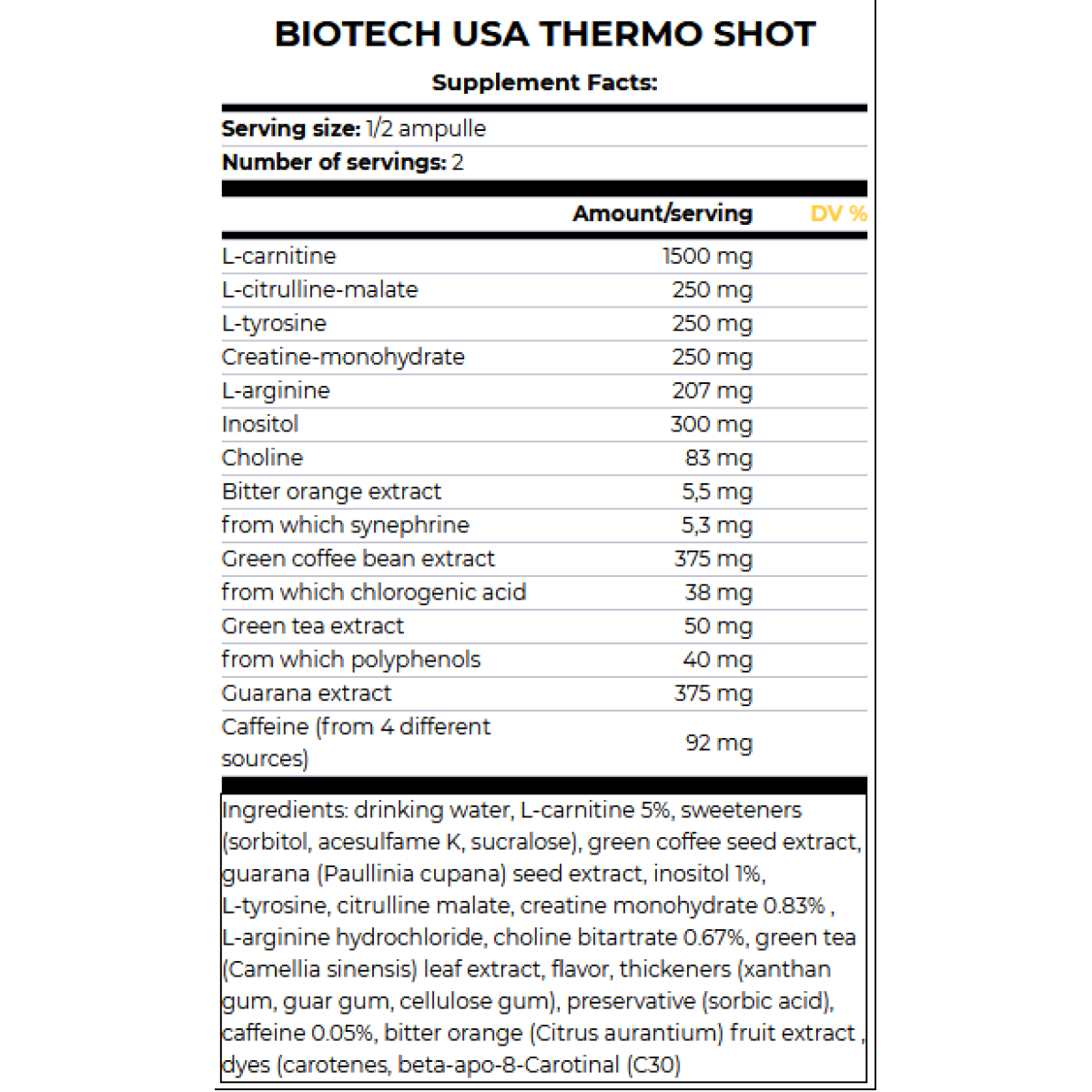 Thermo Shot 60ml (BIOTECH USA)
