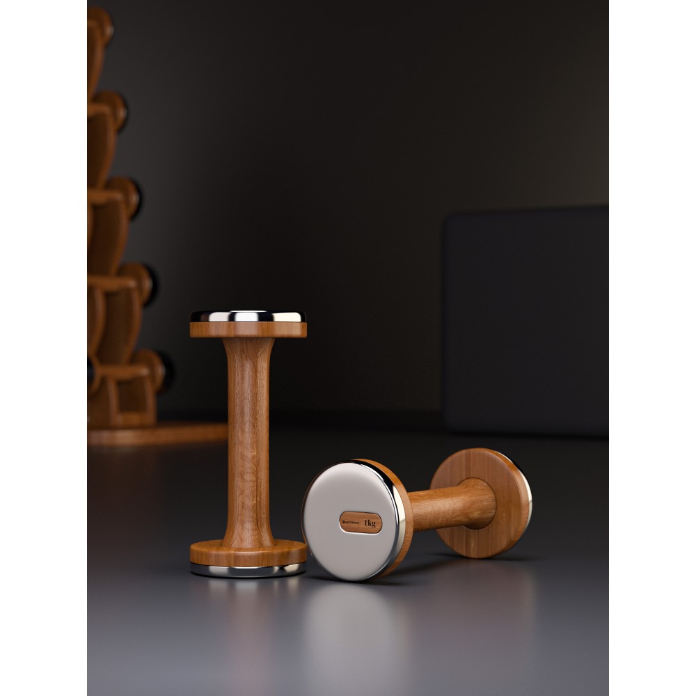 Ξύλινοι αλτήρες - Viking Luxury Hotel Dumbbells 1,00 kg Viking