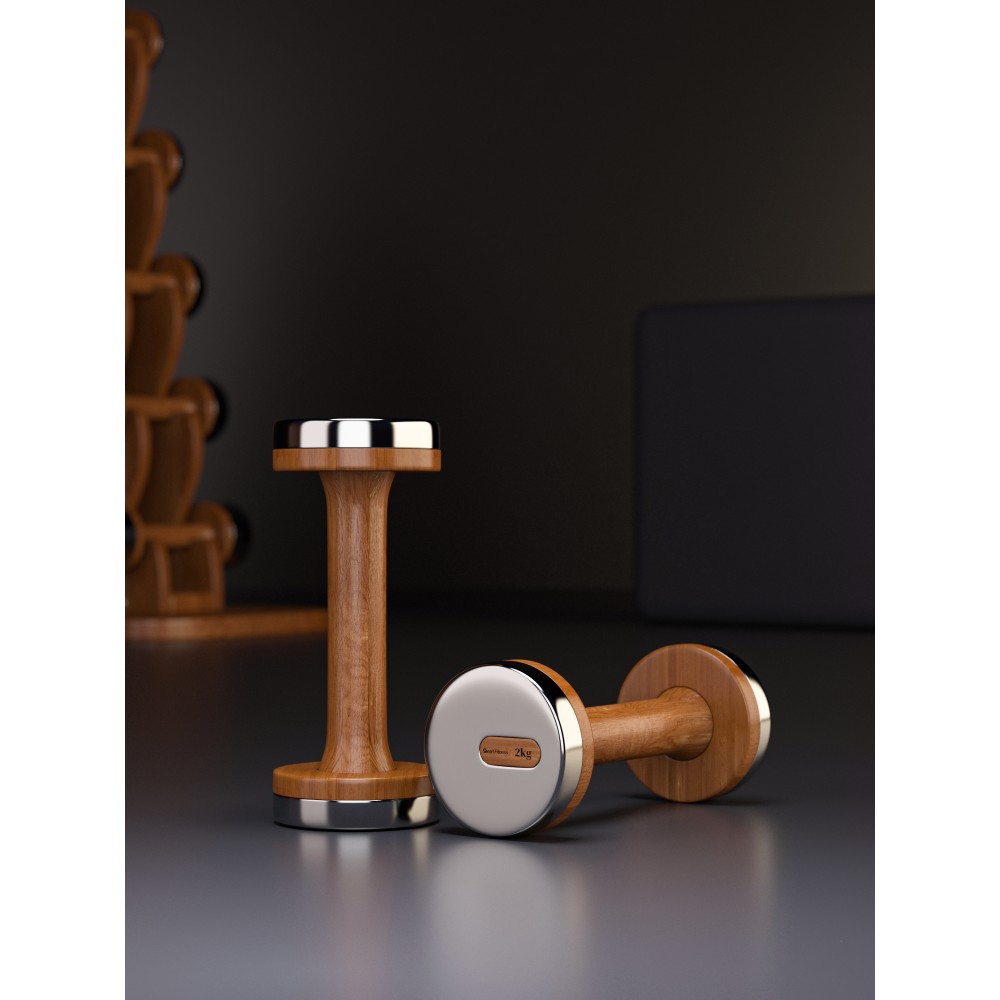 Ξύλινοι αλτήρες - Viking Luxury Hotel Dumbbells 2,00 kg Viking