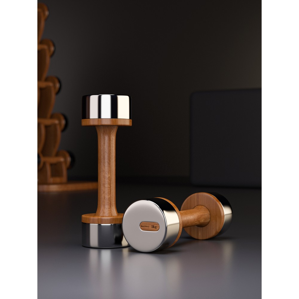Ξύλινοι αλτήρες - Viking Luxury Hotel Dumbbells 5,00 kg Viking