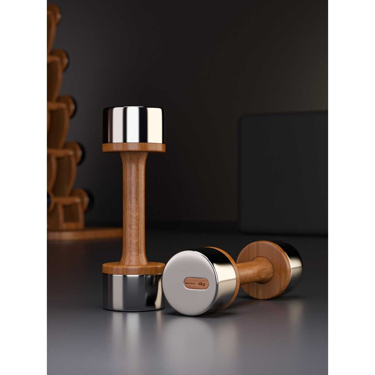 Ξύλινοι αλτήρες - Viking Luxury Hotel Dumbbells 6,00 kg Viking